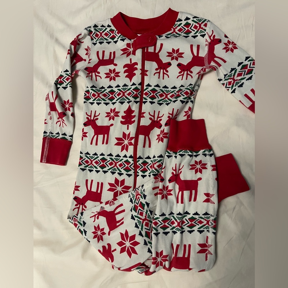 Hanna Andersson Holiday Onesie PJs